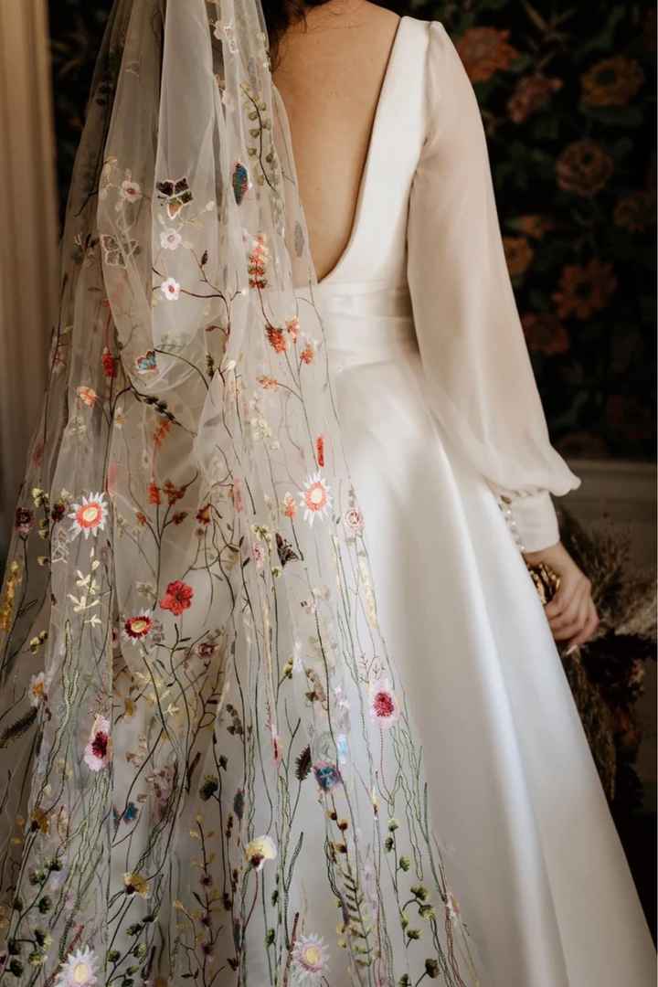 Voile fleurs couleurs - 1