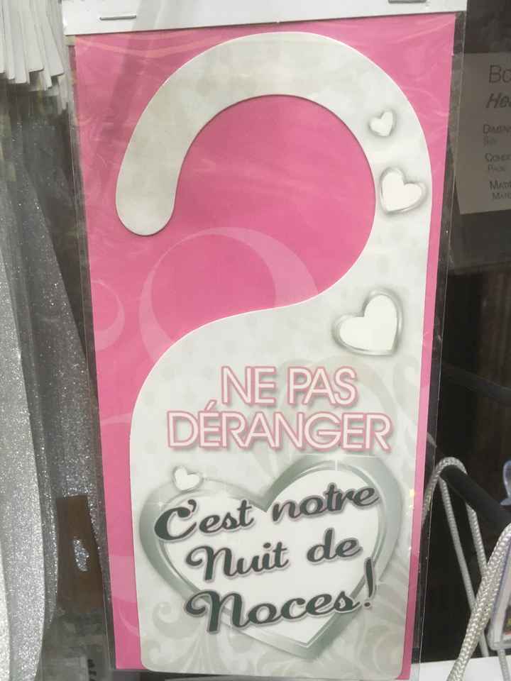 Panneau ne pas déranger les mariés - 1