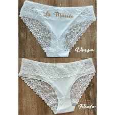 Culotte mariage personnalisée rose - 4