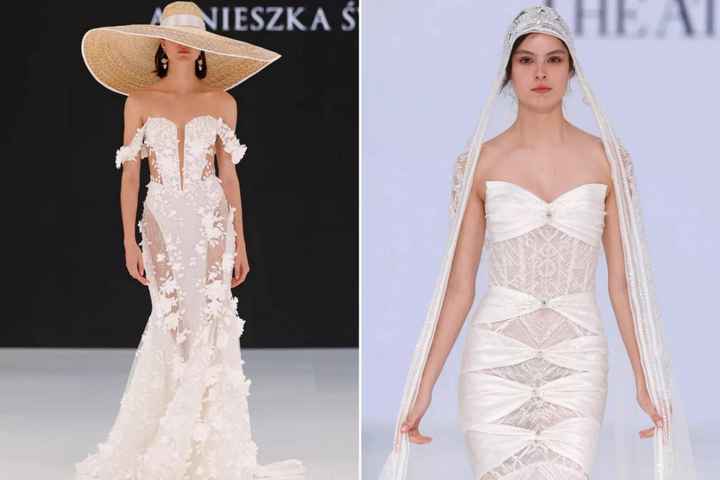 Chapeau mariée - 1
