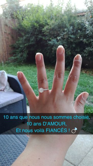 Ma bague de fiançailles !