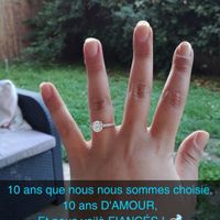 Ma bague de fiançailles !