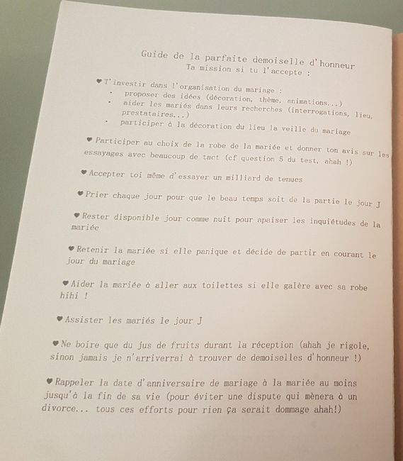 Quel rôle pour les témoins et demoiselles d’honneur ? 5