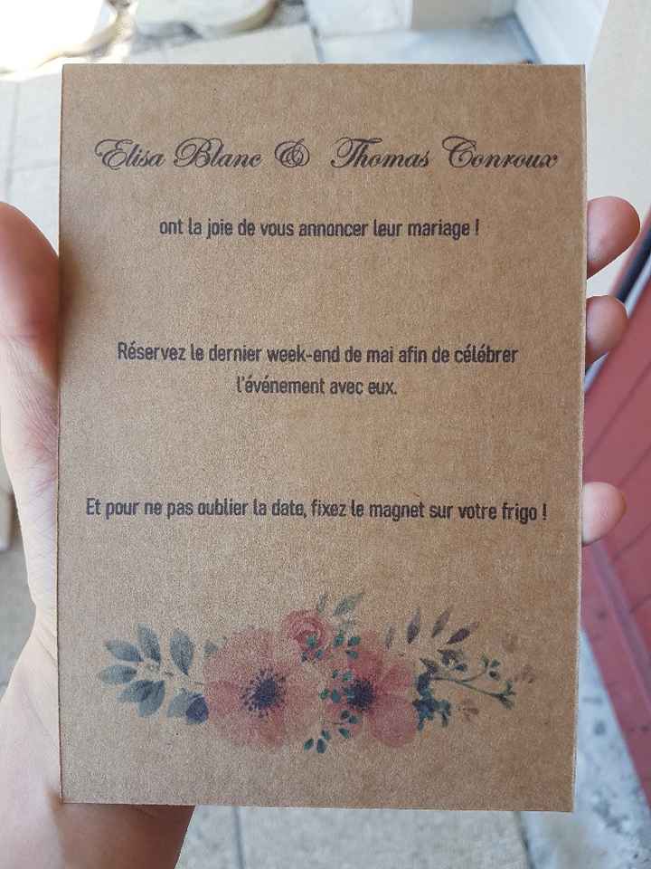 Save the date terminé - 4