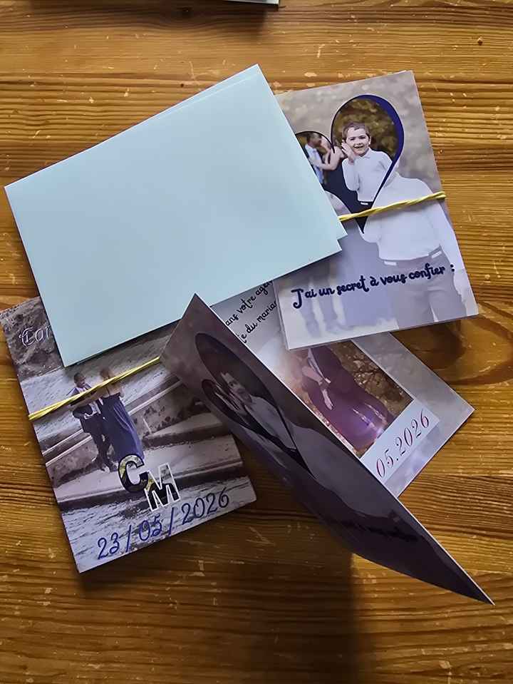 Des faire-part fait maison - 1