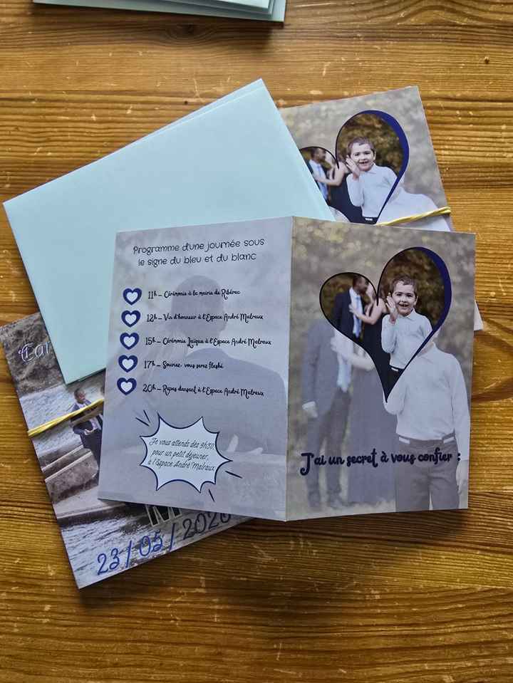 Des faire-part fait maison - 2