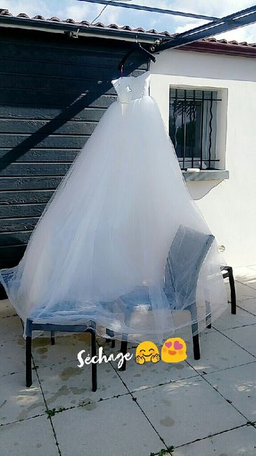 Laver sa robe de mariée - 1