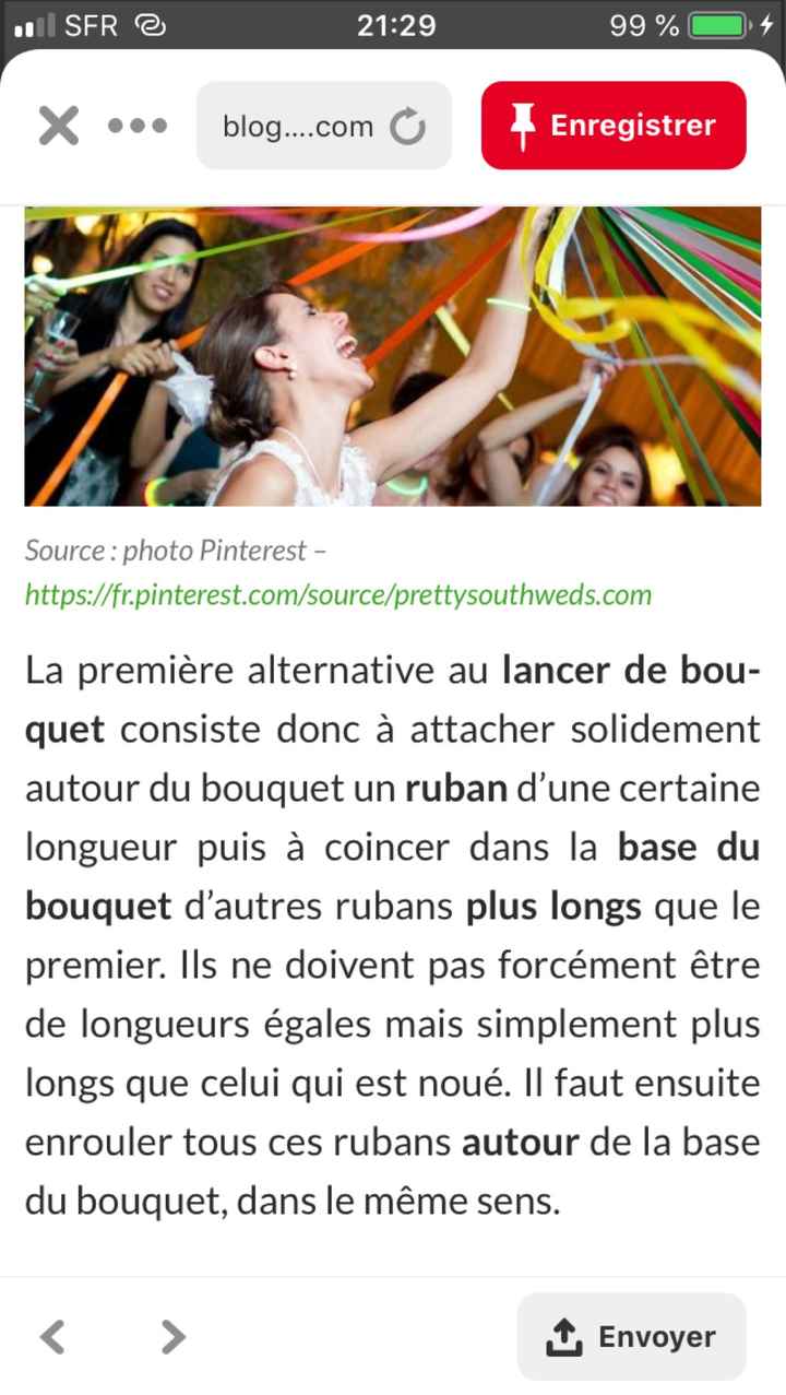 Comment accrocher les rubans sur un bouquet ? - 1