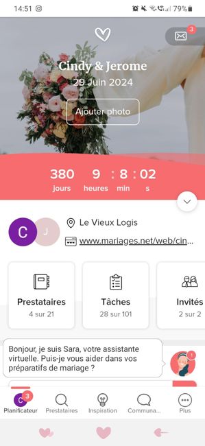 Capture depuis l'application mobile ton compte à rebours et partage-le ⏳😍 3