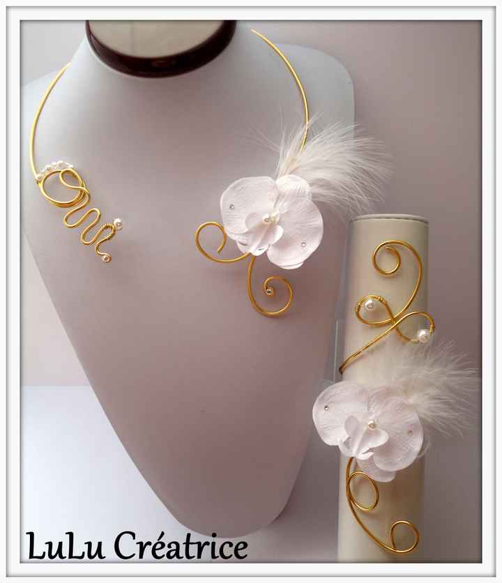 Collier Orchidée