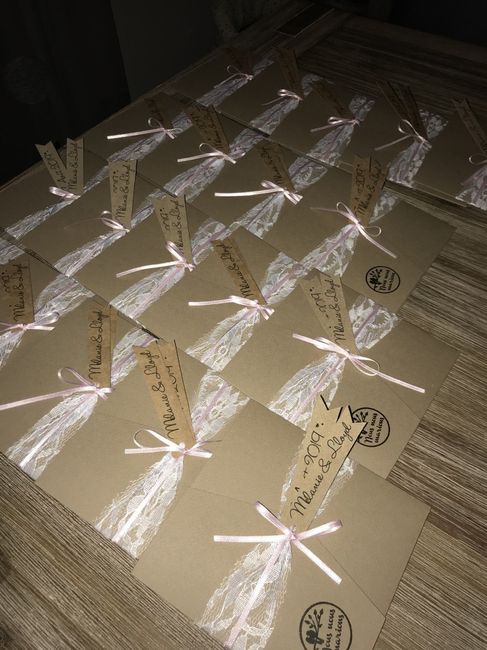 Vu de face, terminés