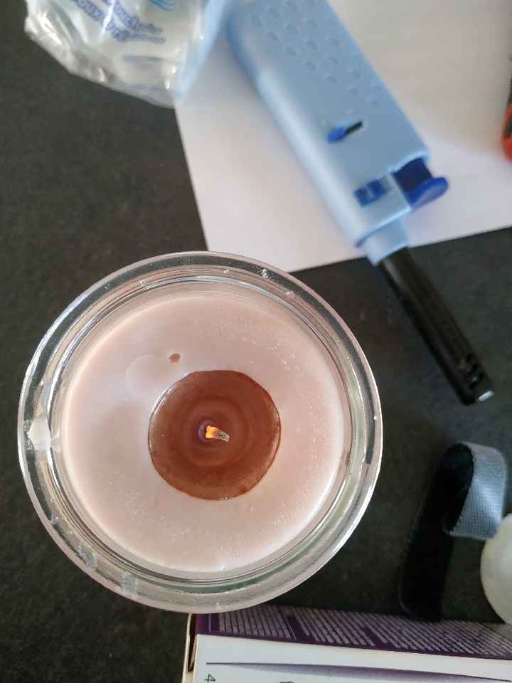 Bougie fait maison problème - 2