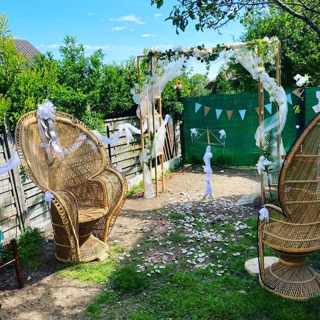 Mariage dans le jardin 2