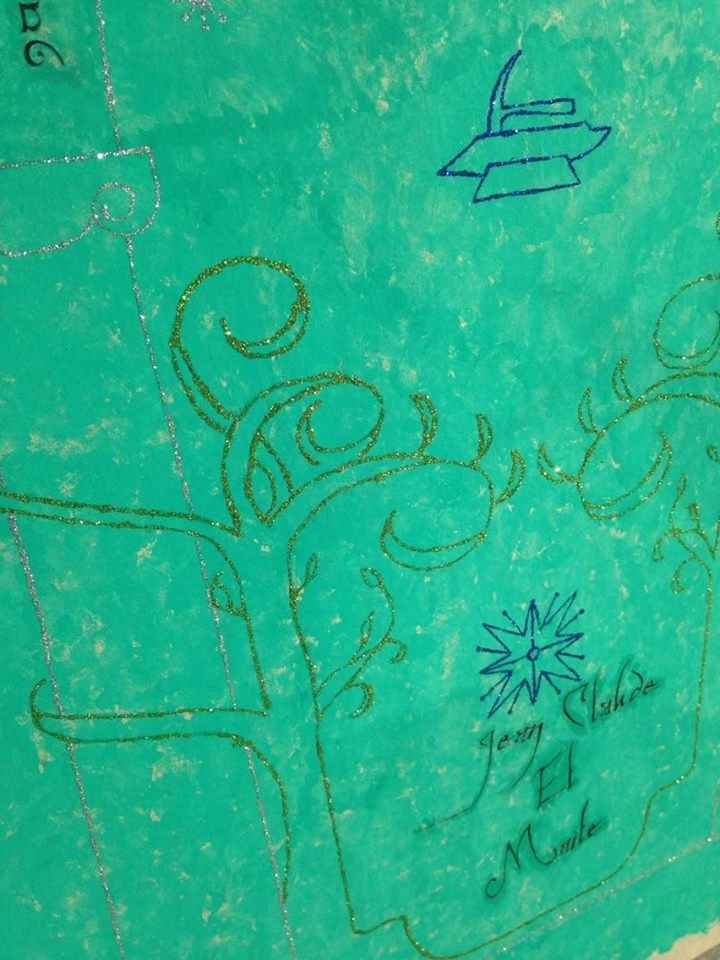 panneau bienvenue au mariage porte de la Moria