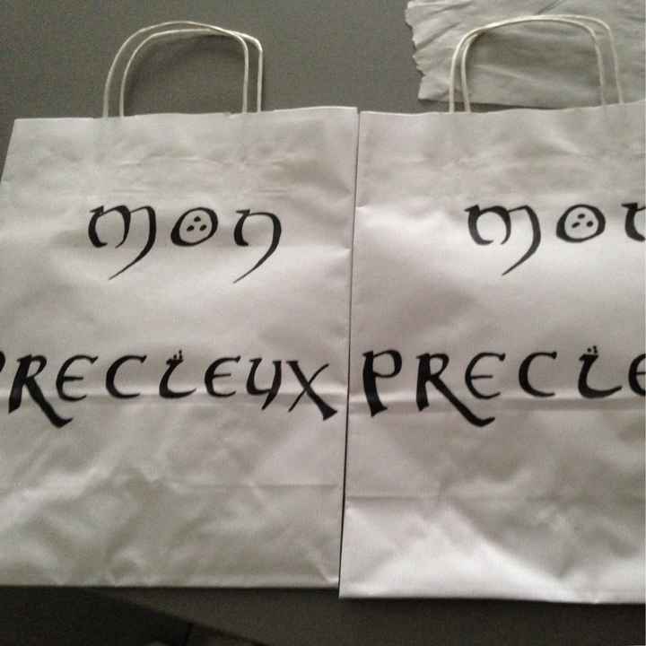 Seigneur des anneaux wedding bag - 1