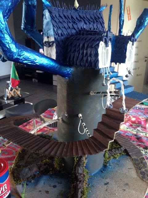 Seigneur des Anneaux Maquette arbre maison elfique