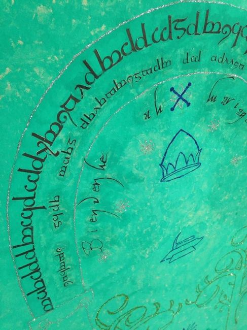 panneau bienvenue au mariage porte de la Moria