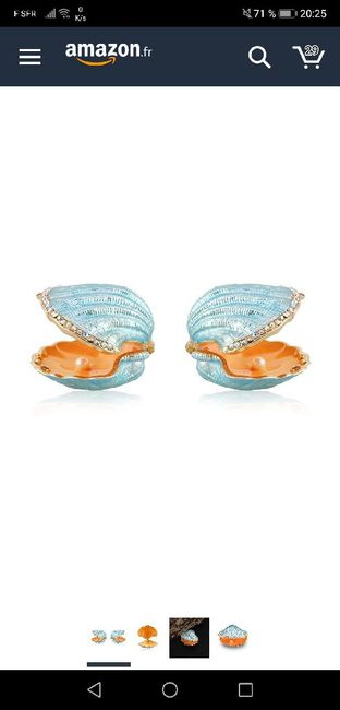 Mes coquillages comme porte bague 😢 - 1