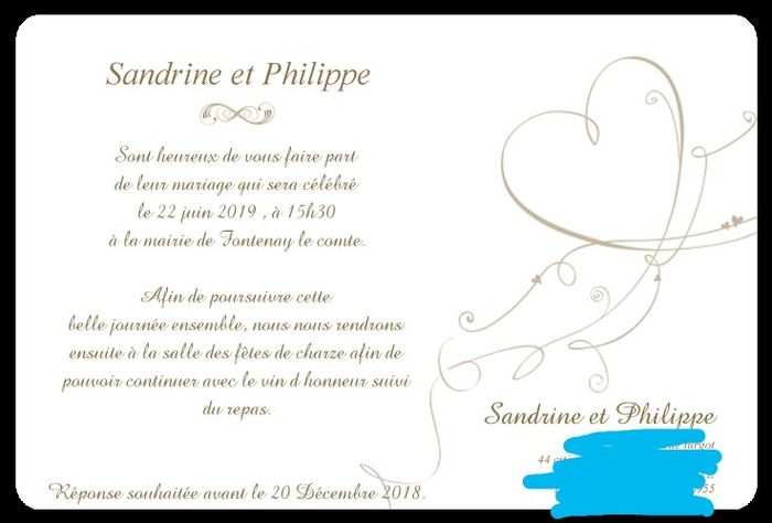 Faire part pas chers - 1