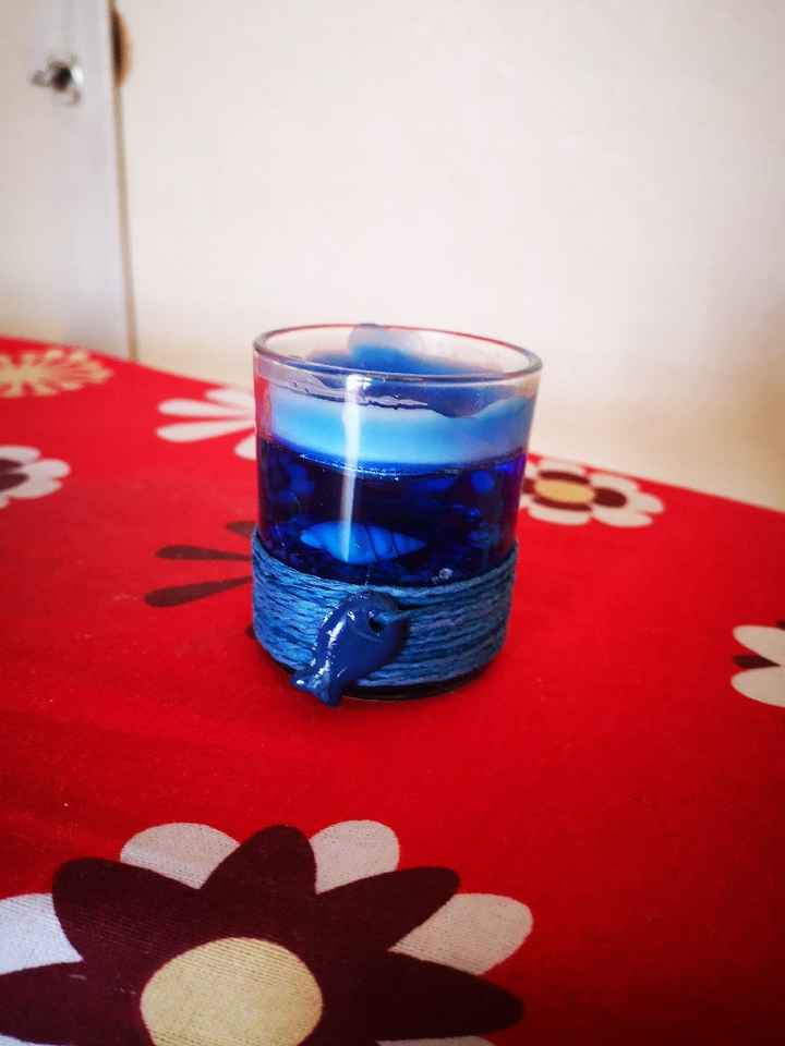 Petite bougie souvenir pour les invités - 1