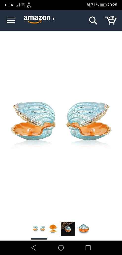 Mes coquillages comme porte bague 😢 - 1