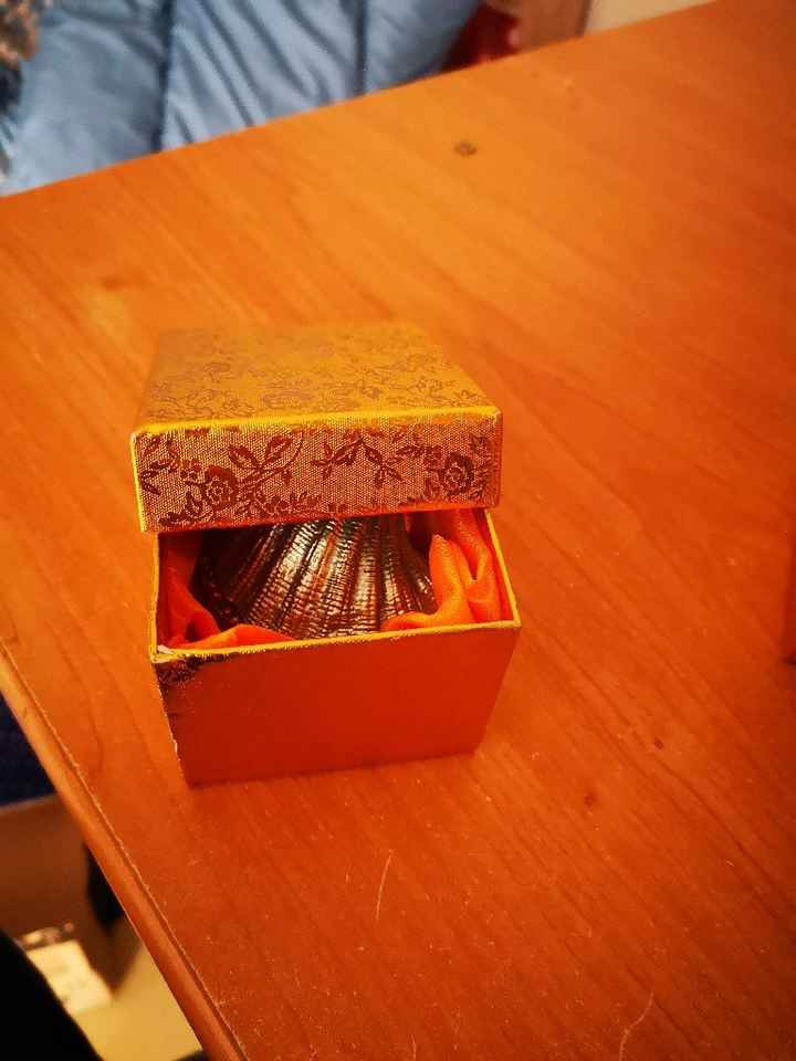 Mes fameux coquillages comme porte alliance recommandés - 1