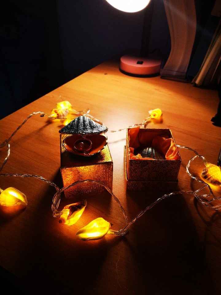 Mes fameux coquillages comme porte alliance recommandés - 2