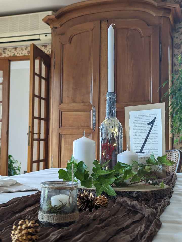 Centre de table des mariés - 1