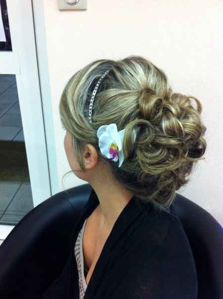 Premier essai coiffure