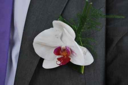 Boutonnière pour les témoins