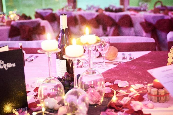 Centre de table invité