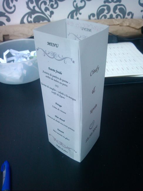 DYI - Menu photophore 