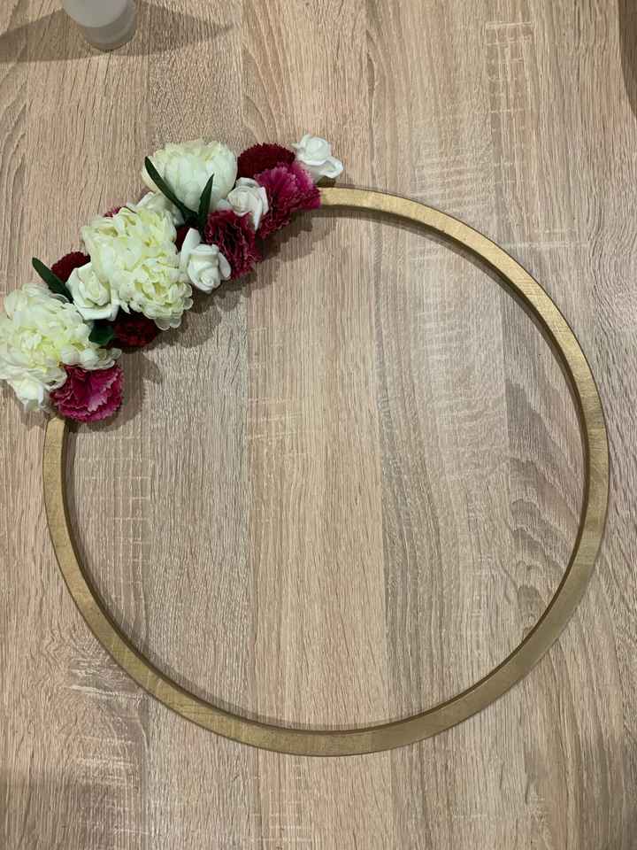 Essai cerceau fleurs - 1