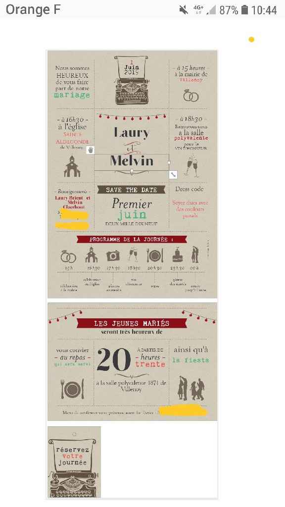 Orthographe faire parts - 1