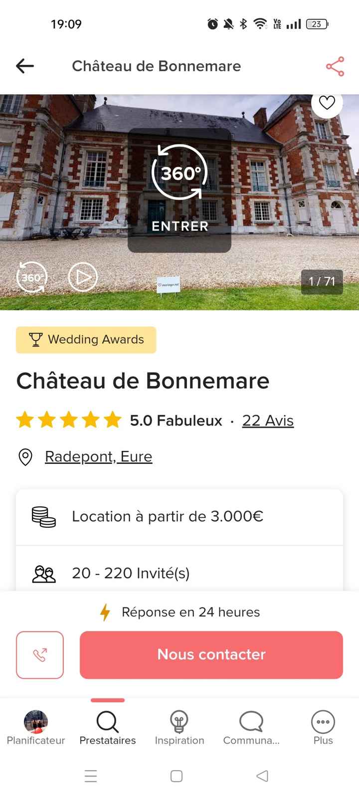 JEU : Réserve un lieu en cliquant sur la liste des prestataires Mariages.net ! 📸 - 1