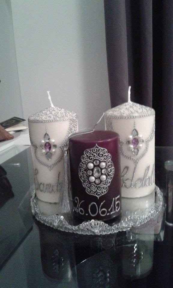 bougie notre table