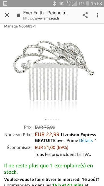 Bijou cheveux - 1