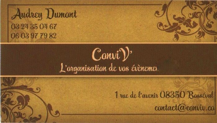 Notre organisatrice