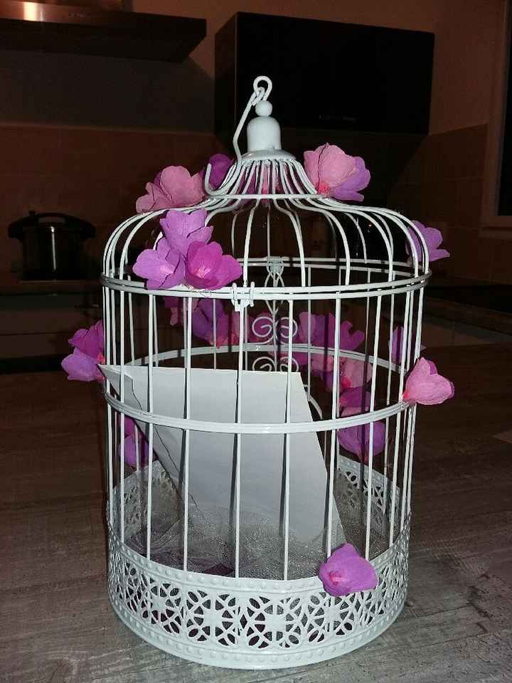 Urne mariage cage a oiseau - 2