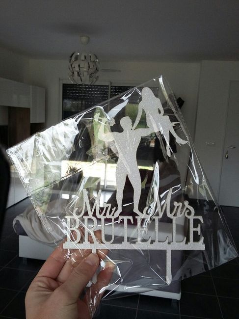 Cake topper personnalisé - 1