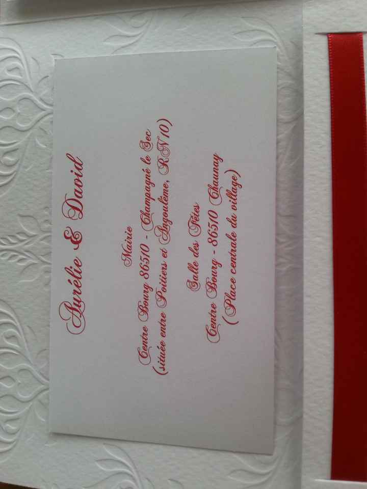 FAIRE PART vin d honneur et diner