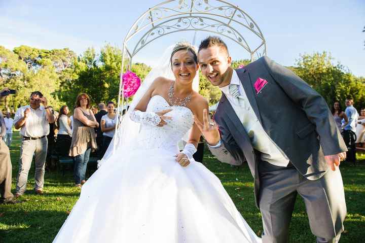 Mariage strass et classe à l'américaine