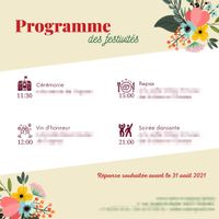 Faire-part Canva - 2