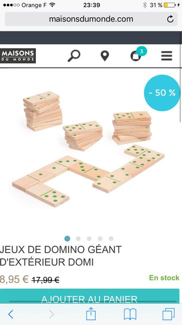Jeux bois pendant cocktail - 3