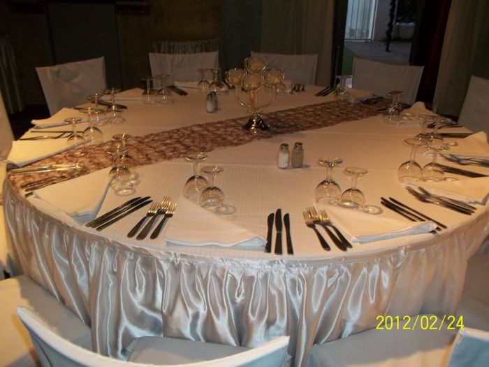 La table d'honneur