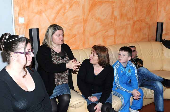 Ma mère, ma tante et deux de mes cousins