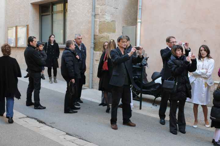 Départ pour la mairie