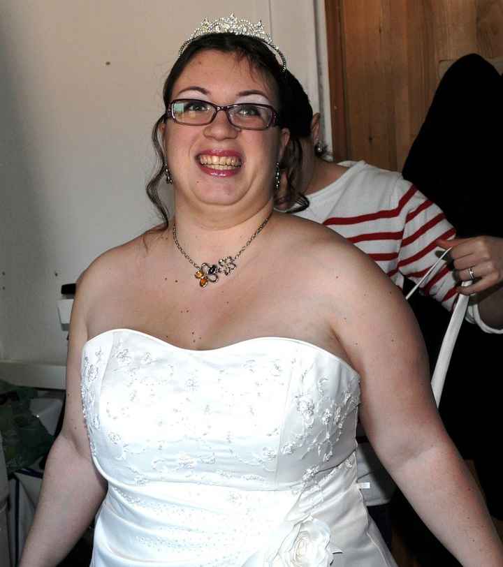 Moi pendant l'habillage