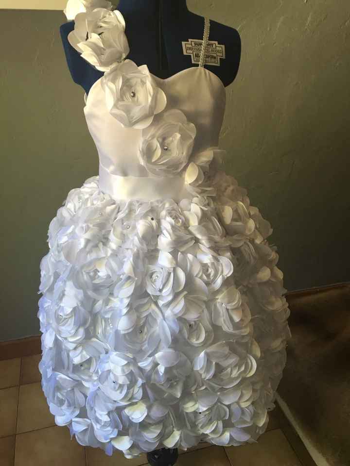 Robe petite demoiselle d'honneur - 1