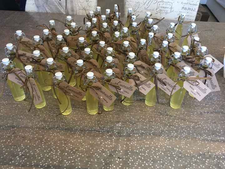 Dragée limoncello et deco champetre - 1